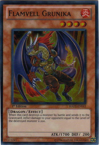 Flamvell Grunika [HA02-ES015] Super Rara