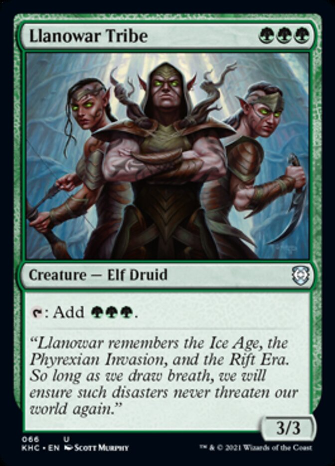 Tribu de Llanowar [Kaldheim Commander]