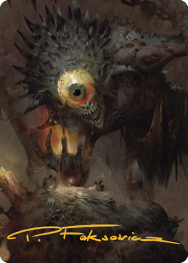 Carte artistique Nothic (Signature estampillée or) [Commander Legends: Battle for Baldur's Gate Art Series]