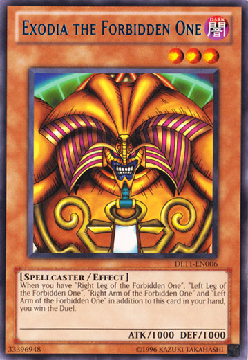Exodia l'Interdit (Bleu) [DL11-EN006] Rare