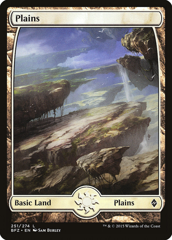 Plaine (251) (Full Art) [Bataille pour Zendikar]