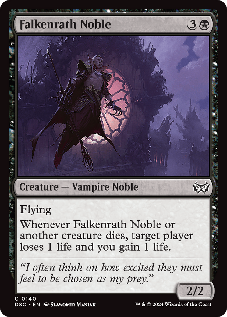Noble de Falkenrath [Sombrelune : commandement Horreurs d’une autre époque]