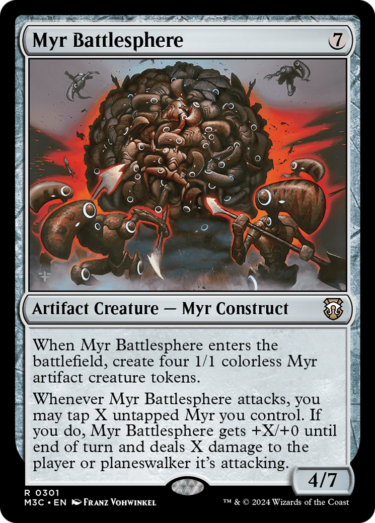 Sphère de myrs de combat (brillant ondulant) [Commander Horizons du Modern 3]