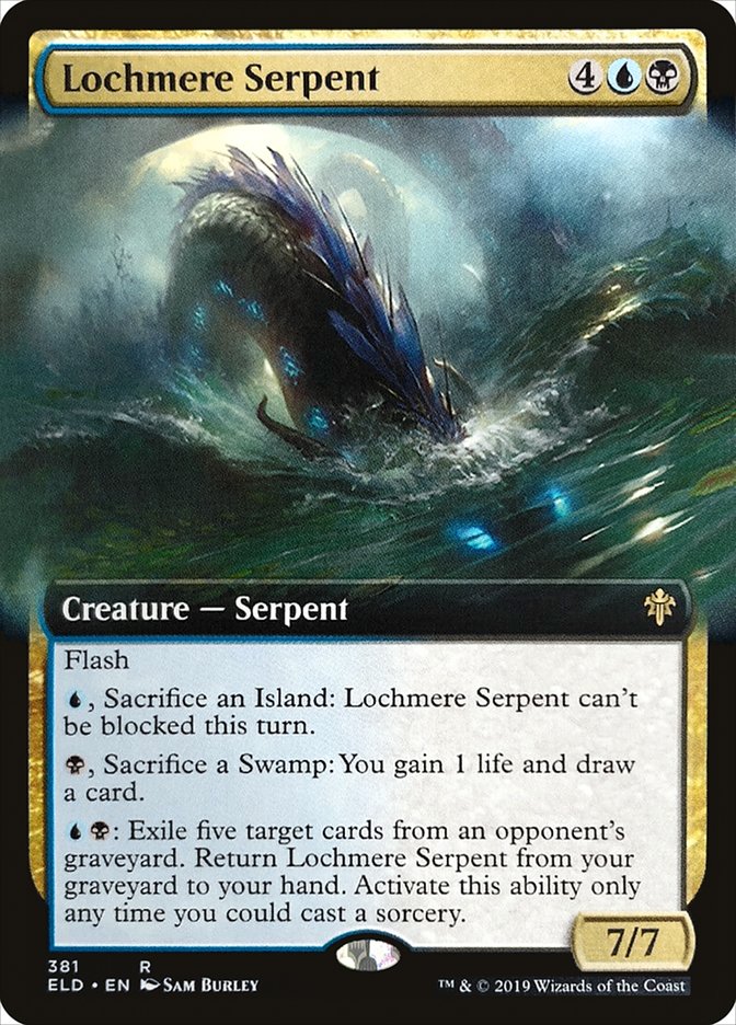 Serpent de Lochmère (Art étendu) [Le trône d'Eldraine]