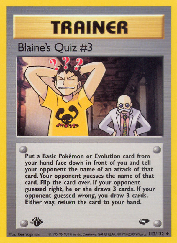 Quiz de Blaine