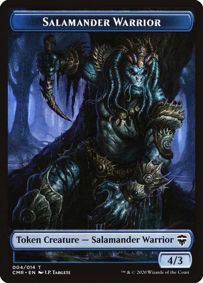 Jeton Guerrier salamandre [Jetons Commander Legends]