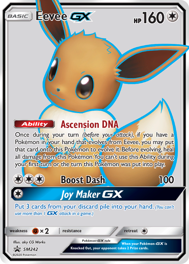 Eevee GX (SM242) [Sol y Luna: Promos de Estrella Negra]