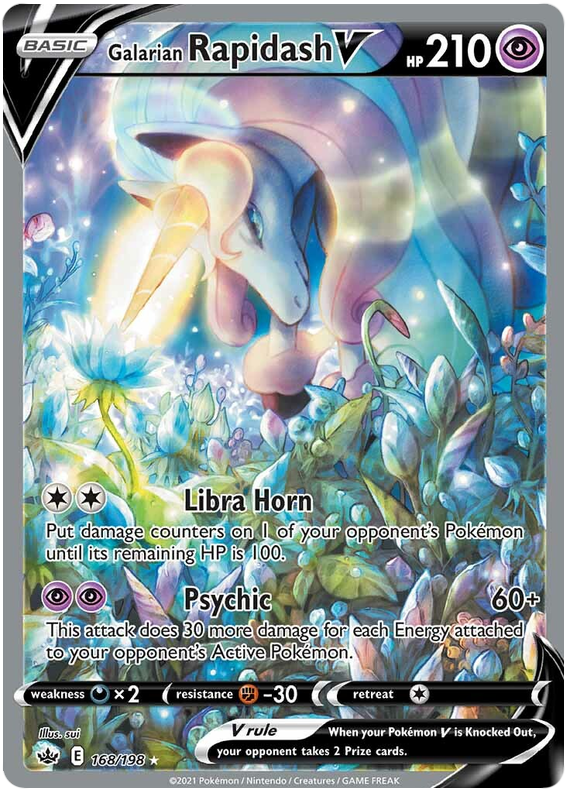 Galarian Rapidash V (168/198) [Épée et Bouclier : Règne de Glace]