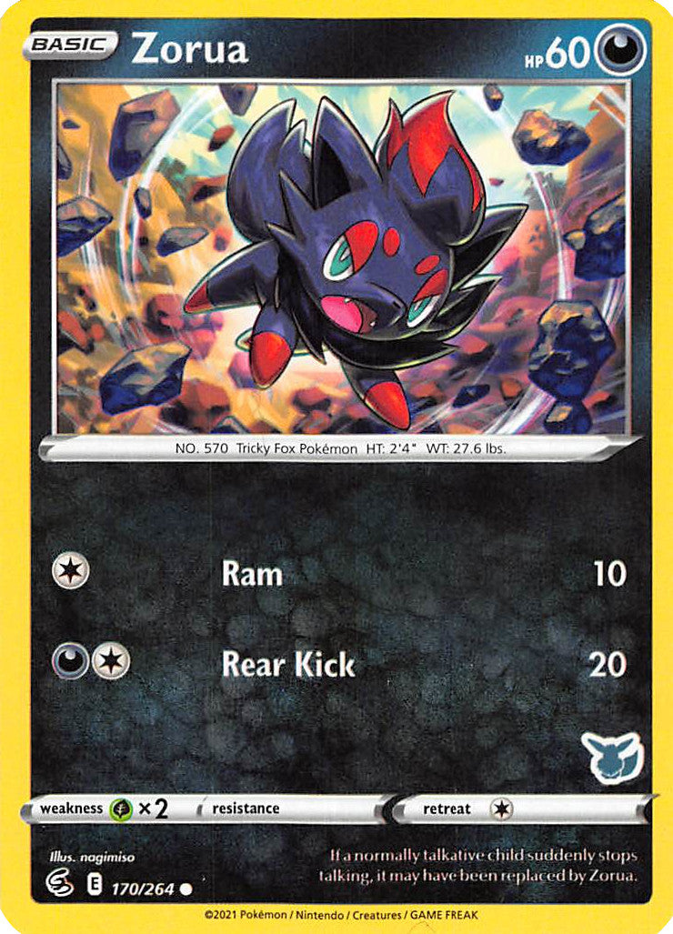 Zorua (170/264) (Mazo Eevee) [Battle Academy 2022]