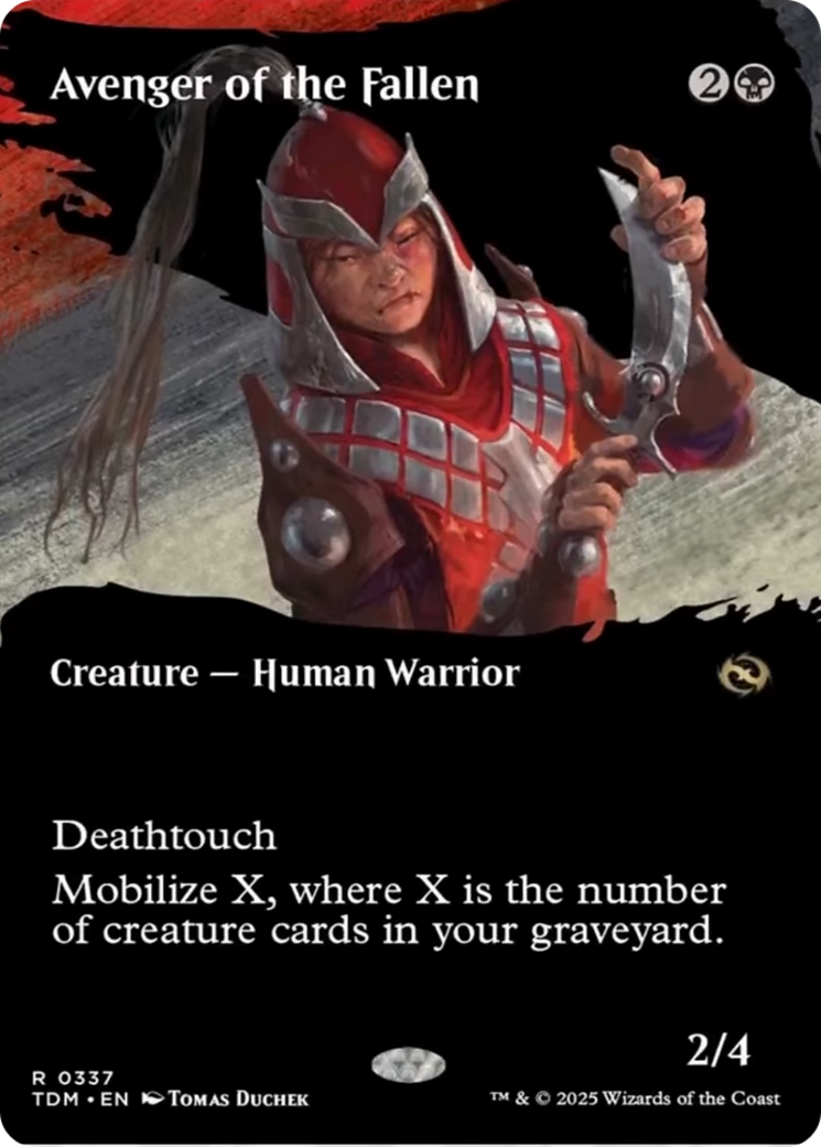 Vengeur des déchus (Sans bordure) [Tarkir : Tempête draconique]