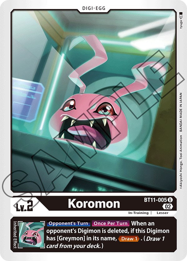 Koromon [BT11-005] [Fase dimensional]