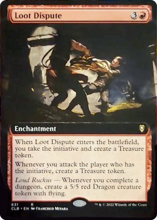 Litige de butin (Extended Art) [Commander Legends: Battle for Baldur's Gate]