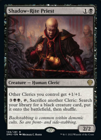 Sacerdote Rito Sombrío [Dominaria Unida]