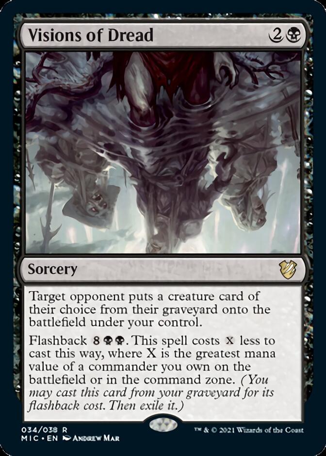 Visions d'effroi [Commander Innistrad : Chasse de Minuit]