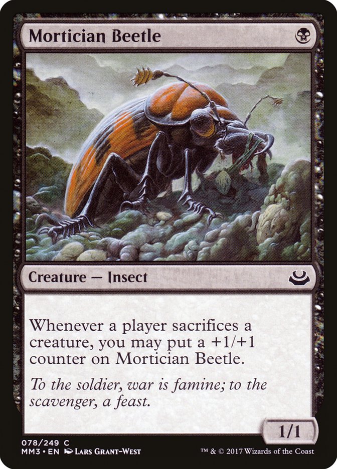 Scarabée fossoyeur [Modern Masters 2017]