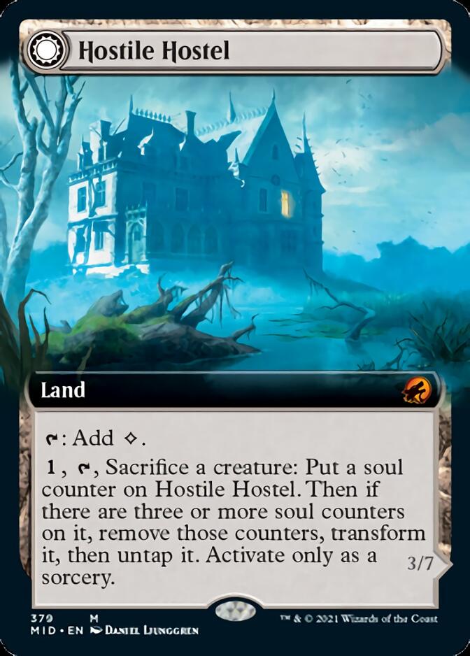 Hôte hostile // Relais rampant (Extended Art) [Innistrad: Chasse de minuit]