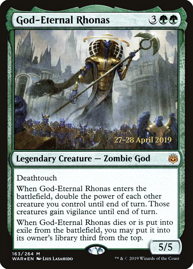 Rhonas, le dieu éternel [Promos avant-première La Guerre des Planeswalkers]