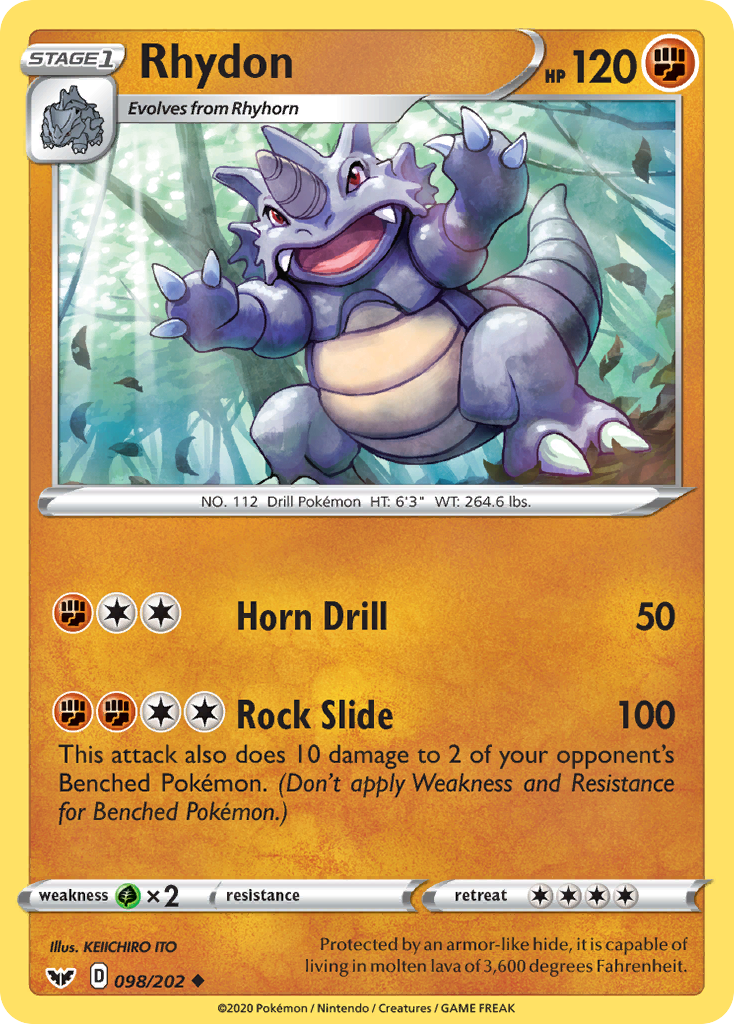 Rhinocorne (098/202) [Épée et Bouclier : Set de Base]