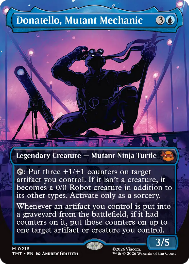 Donatello, mécanicien mutant (sans bordure) [Les Tortues Ninja]