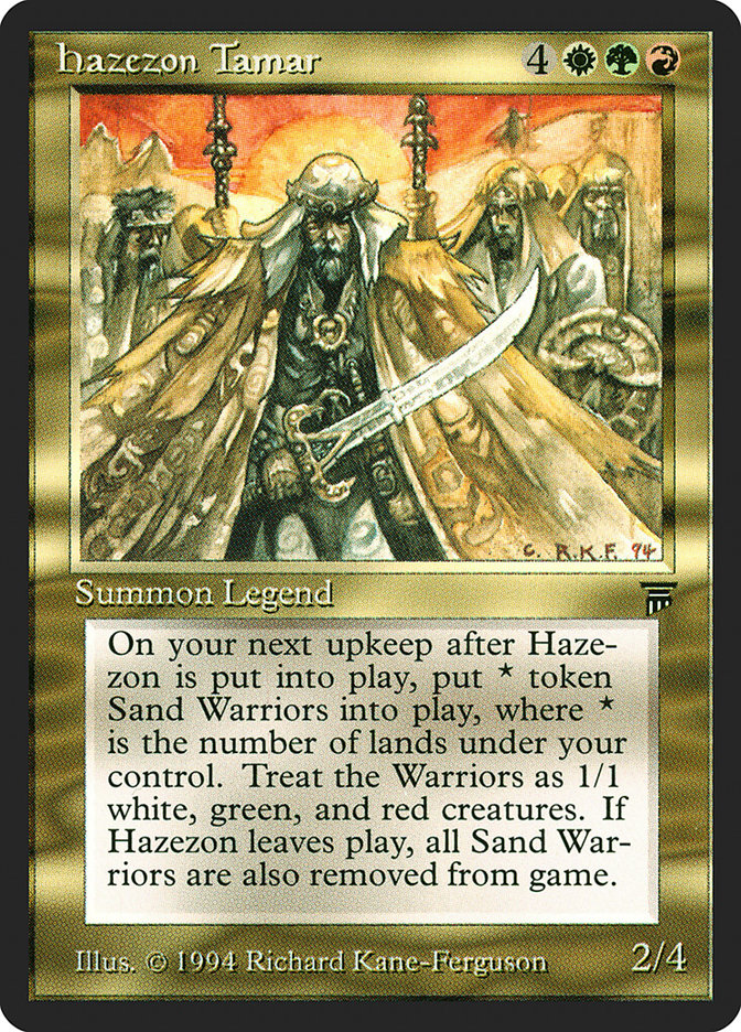 Hazezon Tamar [Légendes]