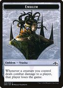Vraska, régente golgari emblème [Jetons Guilds of Ravnica]