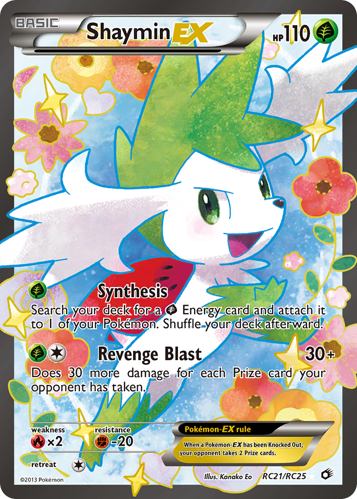 Shaymin EX (RC21/RC25) [Noir & Blanc : Trésors Légendaires]