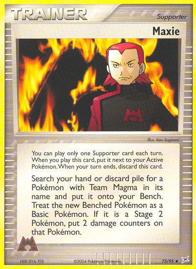 Maxie (73/95) [EX : Équipe Magma contre Équipe Aqua]
