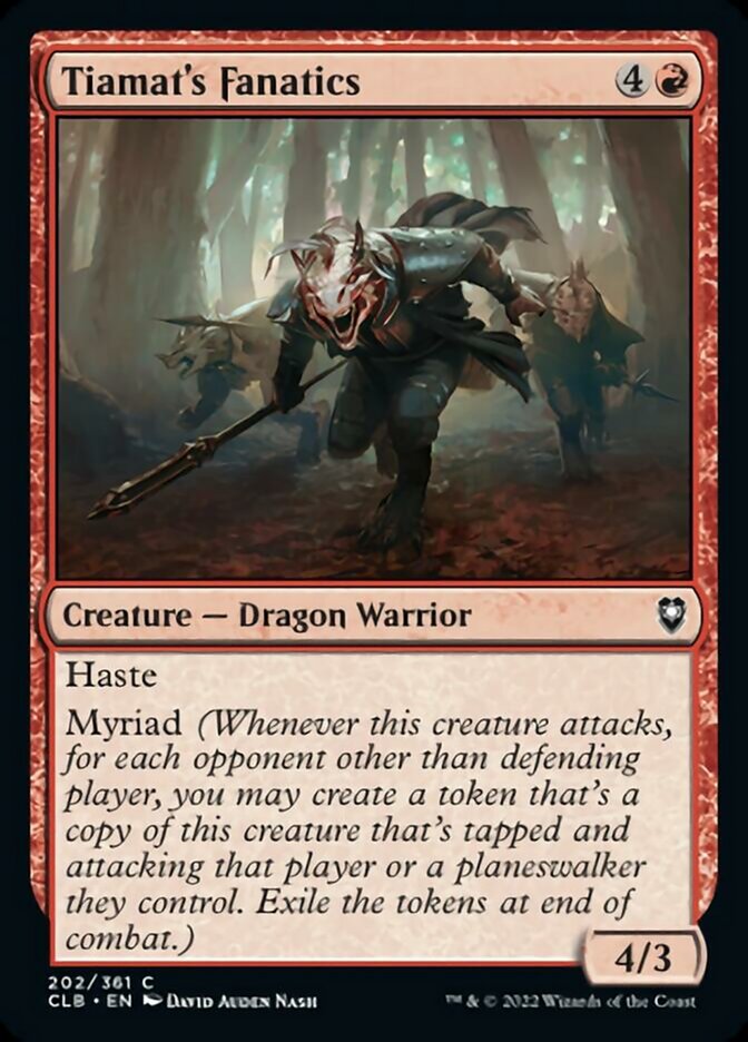 Fanáticos de Tiamat [Commander Legends: Batalla por Puerta de Baldur]
