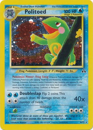 Politoed (8/75) [Neo Discovery Illimitée]