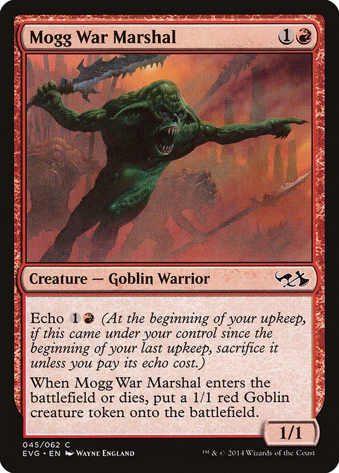 Chef de guerre mogg (Elfes contre Gobelins) [Duel Decks Anthology]