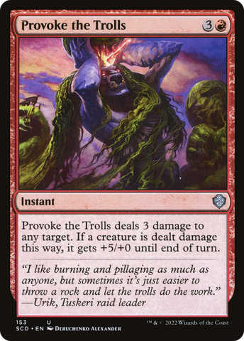Provoquer les Trolls [Decks de commandant pour débutants]