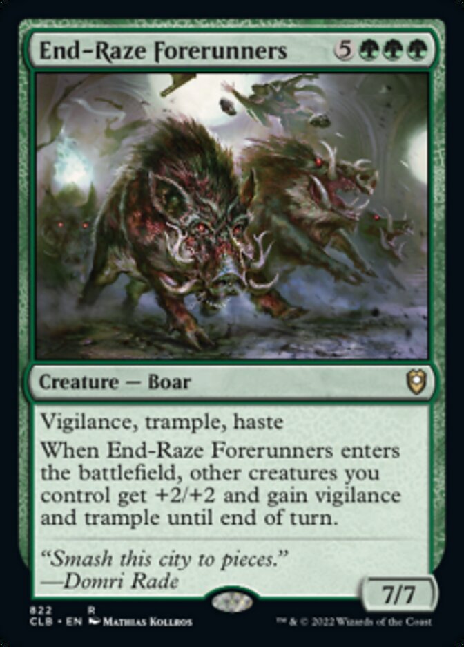 Precursores de Raze Final [Commander Legends: Battle for Baldur's Gate]