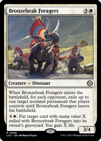 Forrajeadores de Pico Bronce [Commander de Las cavernas perdidas de Ixalan]