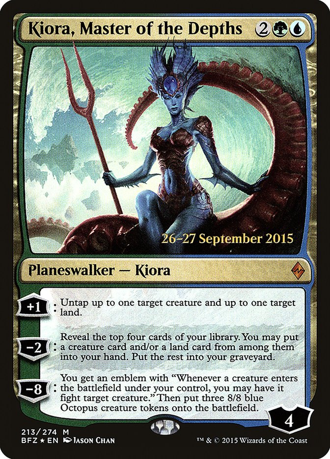 Kiora, maîtresse des profondeurs [cartes promos d'avant-première Le serment des Sentinelles]