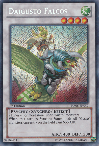 Daigusto Falcos [HA06-EN049] Secrète Rare