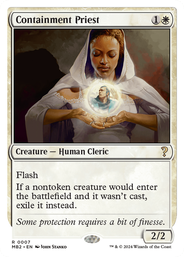 Prêtre de confinement (Bordure blanche) [Mystery Booster 2]