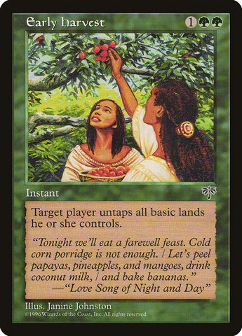 Cosecha temprana [Mirage]