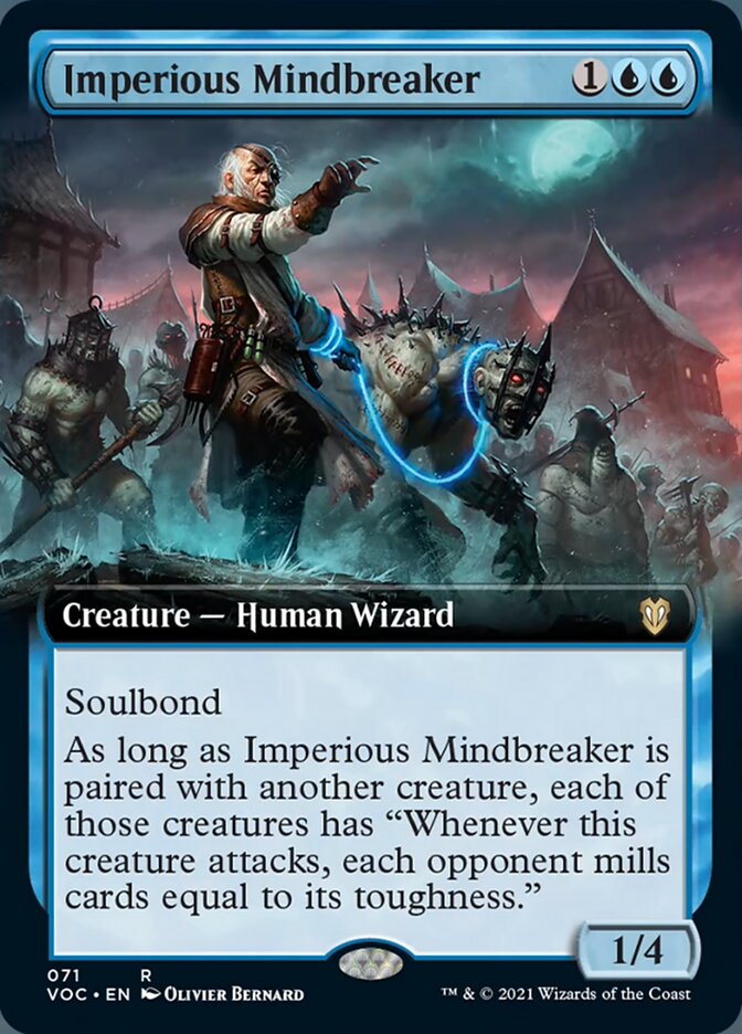 Mentequebrantador Imperioso (Arte Extendido) [Innistrad: Voto Carmesí Commander]
