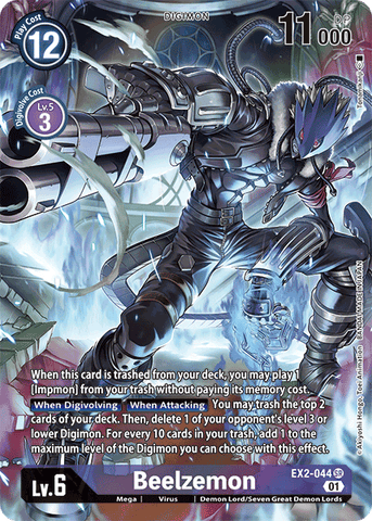 Beelzemon [EX2-044] (Arte Alternativo) [Digital Hazard]