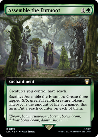 Assembler l'Entmoot (Extended Art) [Le Seigneur des Anneaux : Contes de la Terre du Milieu Commander]