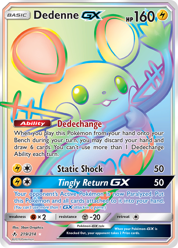 Dedenne-GX (219/214) [Sol y Luna-Unión de Aliados]