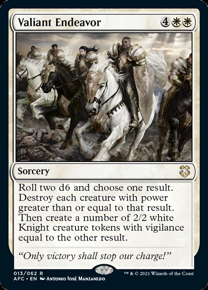 Vaillant effort [Donjons & Dragons : Commander Légendes de la Forgotten Realms]