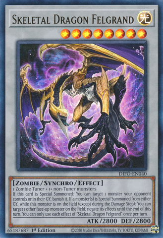Dragón Esqueleto Felgrand [DIFO-EN040] Ultra Rara