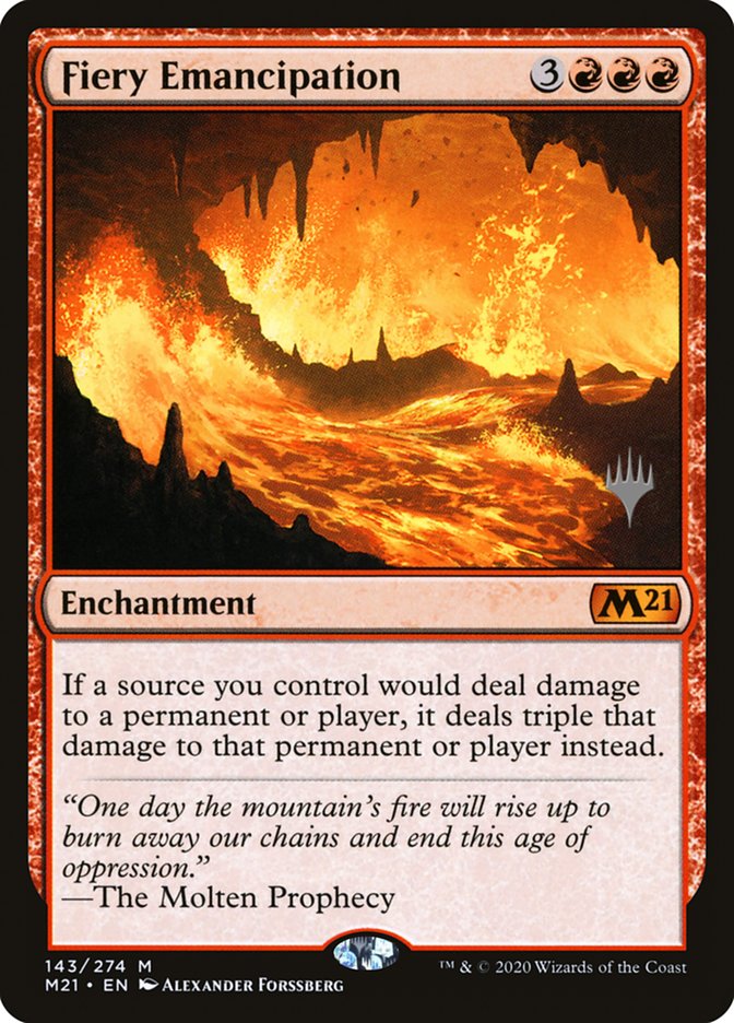 Émancipation flamboyante (Booster promo) [Promos de l'édition de base 2021]