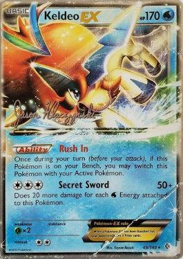 Keldeo EX (49/149) (Deck Darkrai - Jason Klaczynski) [Championnats du Monde 2013]