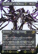 Archidiable de la lie (Ichor sans bordure, contour et foil parfaits) [Phyrexia : Tout sera un]