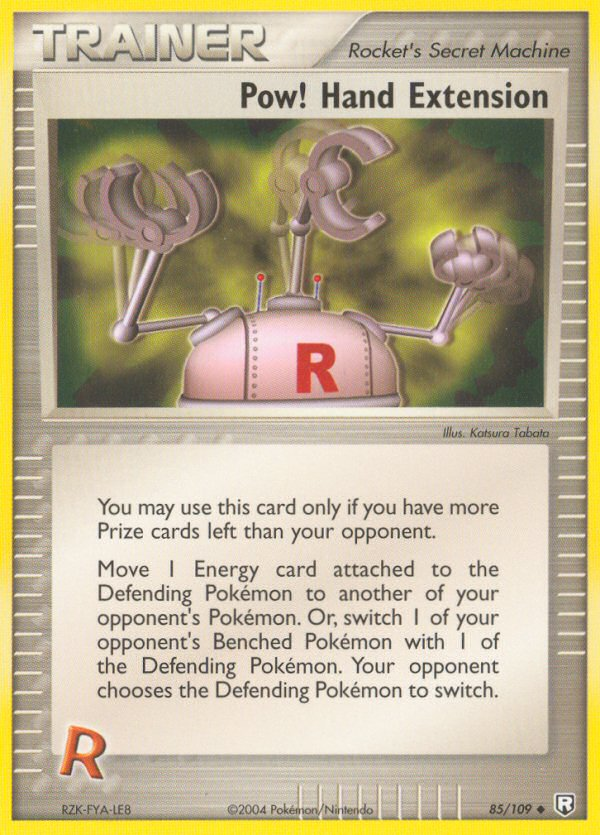 Pow ! Rallonge à main (85/109) [EX : Le Retour de Team Rocket]