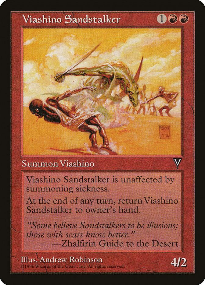 Piétineur de sable viashino [Visions]