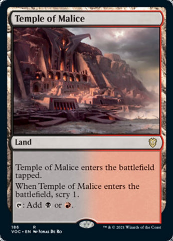 Templo de la Malicia [Innistrad: Voto Escarlata Commander]