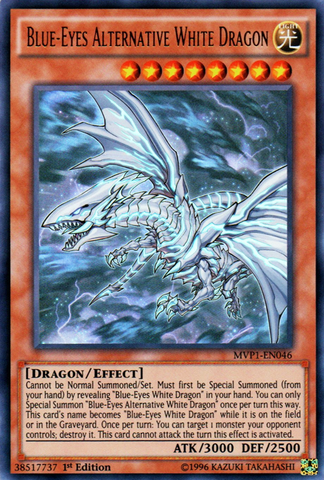 Dragon Blanc Alternatif aux Yeux Bleus [MVP1-FR046] Ultra Rare